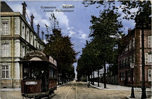 Sedan - Avenue Philippoteaux - Tramway