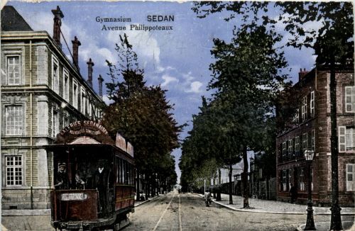 Sedan - Avenue Philippoteaux - Tramway