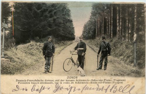 Donon - Deutsch Französische Grenze - Zoll