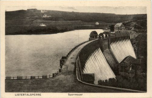 Listertalsperre - Sperrmauer