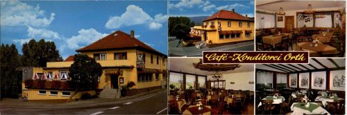Bad König - Cafe Orth - Klappkarte