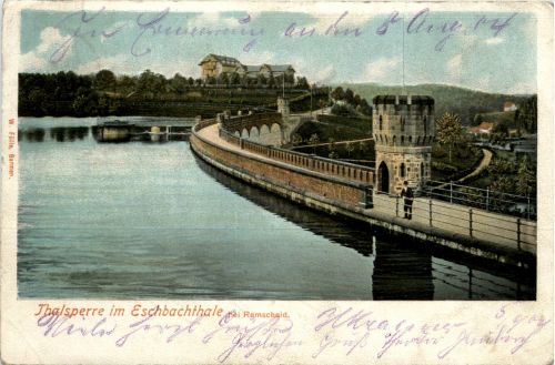 Thalsperre im Eschbachthale bei Remscheid