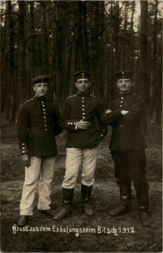Gruss aus dem Erholungsheim Bitsch 1912
