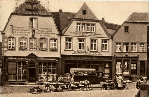 Häuser am Domplatz von St. Wendel