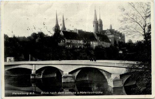 Merseburg - Blick nach dem Schloss