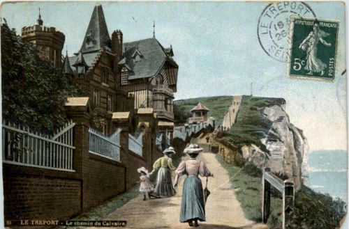 Le Treport - Le chemin du Calvaire