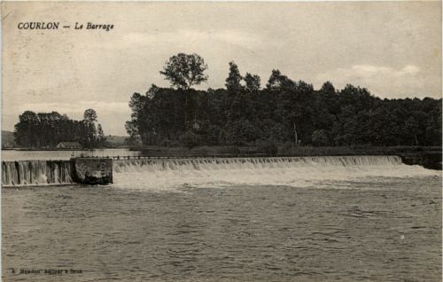 Courlon - Le barrage