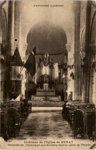 Interieur de l Eglise de Menat