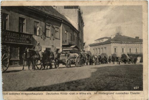 Wilna - Deutsches Militär rückt ein - Feldpost