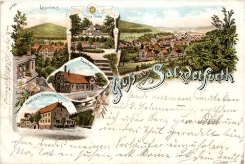 Gruss aus Salzdetfurth - Litho