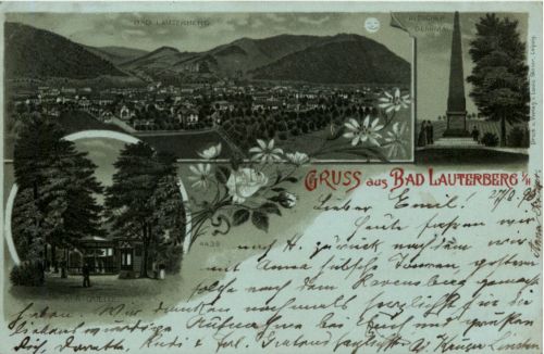 Gruss aus Bad Lauterberg - Litho