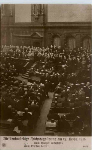 Die denkwürdige Reichstagssitzung 1916 - Berlin