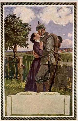 Soldat Künstlerkarte