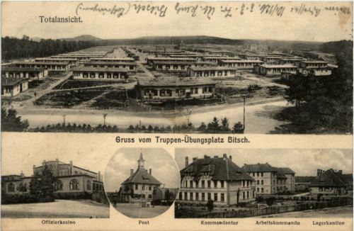 Gruss vom Truppen Übungsplatz Bitsch