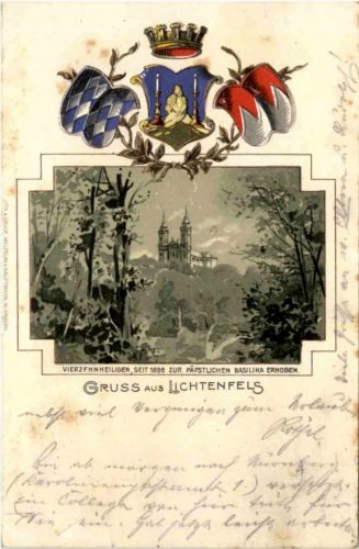Gruss aus Lichtenfels - Litho