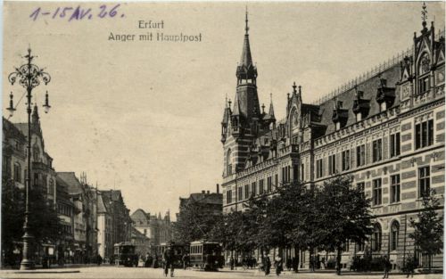 Erfurt - Anger mit hauptpost