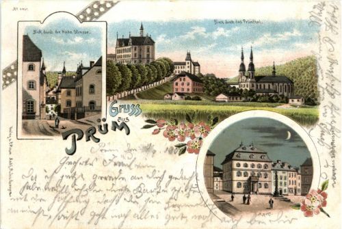 Gruss aus Prüm - Litho
