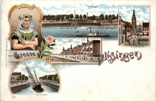 Groete uit Vlissingen - Litho