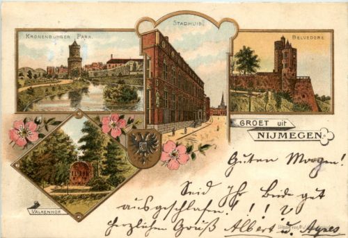 Groet uit Nijmegen - Litho