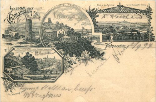 Gruss aus Volmarstein - Litho - Vorläufer 1894