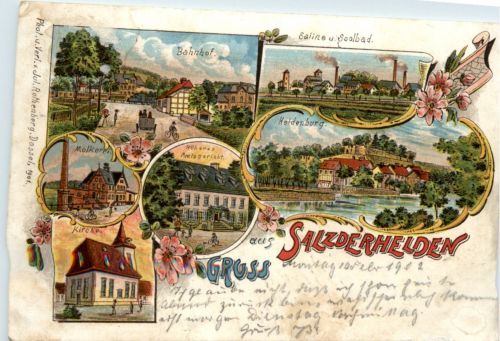 Gruss aus Salzderhelden - Litho