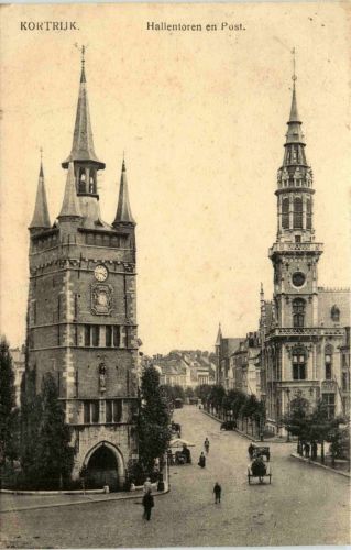 Kortrijk - Hallentoren en Post