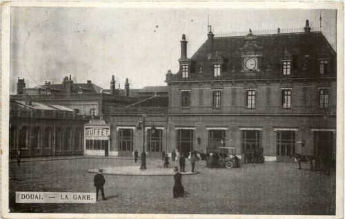 Douai - La gare - Feldpost