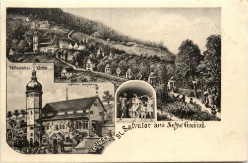 Gruss von St. Salvator aus schwäbisch Gmünd