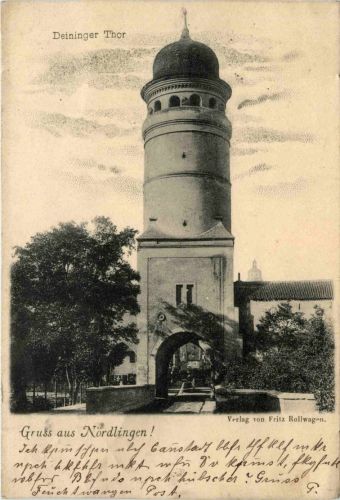 Gruss aus Nördlingen - Deininger Thor