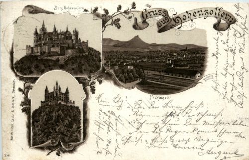 Gruss aus Hohenzollern - Hechingen - Litho
