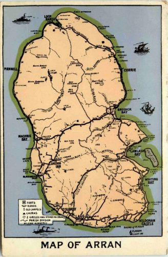 Map of Arran