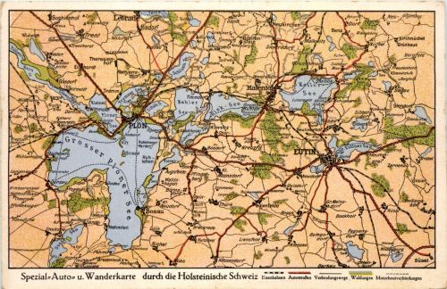 Wanderkarte Holsteinische Schweiz - Eutin