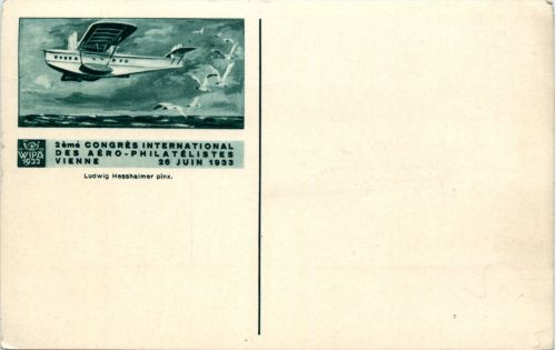 Congres International des Aero Philateliestes Vienne 1933