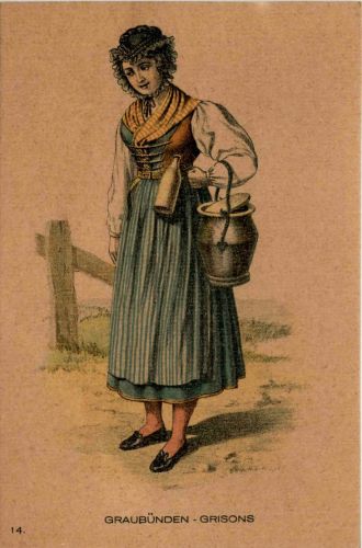 Graubünden Grisons Tracht