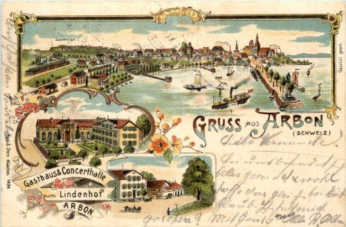 Gruss aus Arbon - Litho
