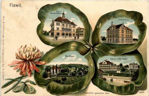 Gruss aus Flawil - Litho