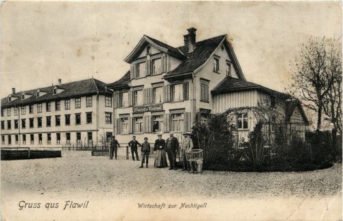 Gruss aus Flawil - Wirtschaft zur Nachtigall