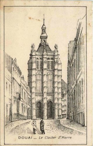 Douai - Le Clocher St. Pierre - Feldpost