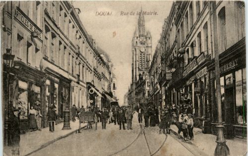 Douai - Rue de la Mairie - Feldpost