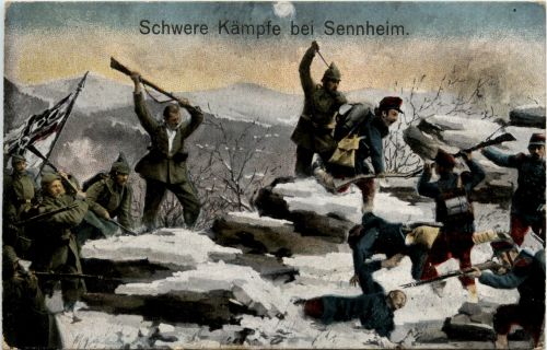 Schwere Kämpfe in Sennheim