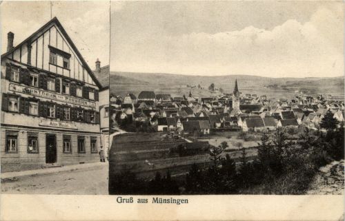 Gruss aus Münsingen - Gasthaus zum Paradies