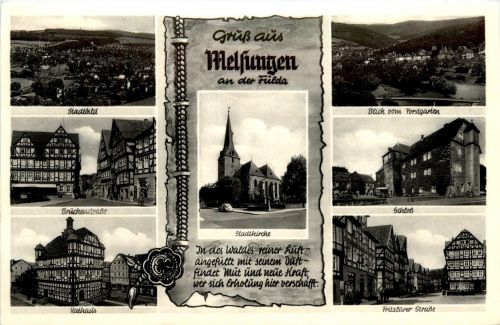 Gruss aus Melsungen an der Fulda