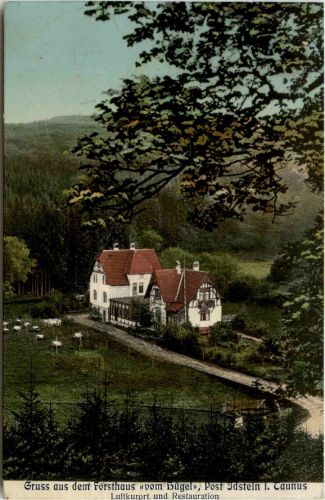 Idstein - Gruss aus dem Forsthaus vom Hügel