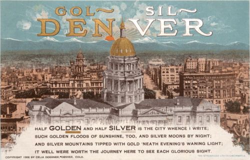 Denver - Half golden half silver