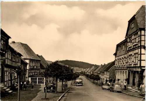 Güntersberge - Marktstrasse mit Jugendherberge