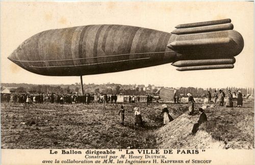 Le Ballon dirigeable - La Ville de Paris