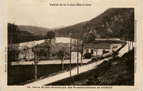 Usine Hydro Electrique des Passementeries de Vorey