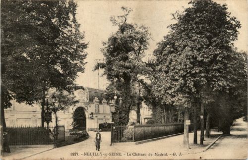 Neuilly sur Seine - Chateau - de Madrid