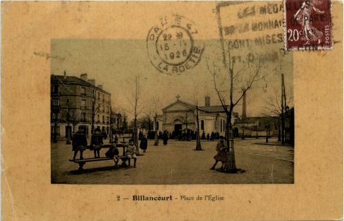 Billancourt - Place de l Eglise