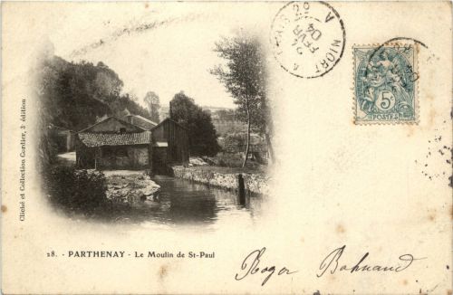 Parthenay - Le Moulin de St-Paul